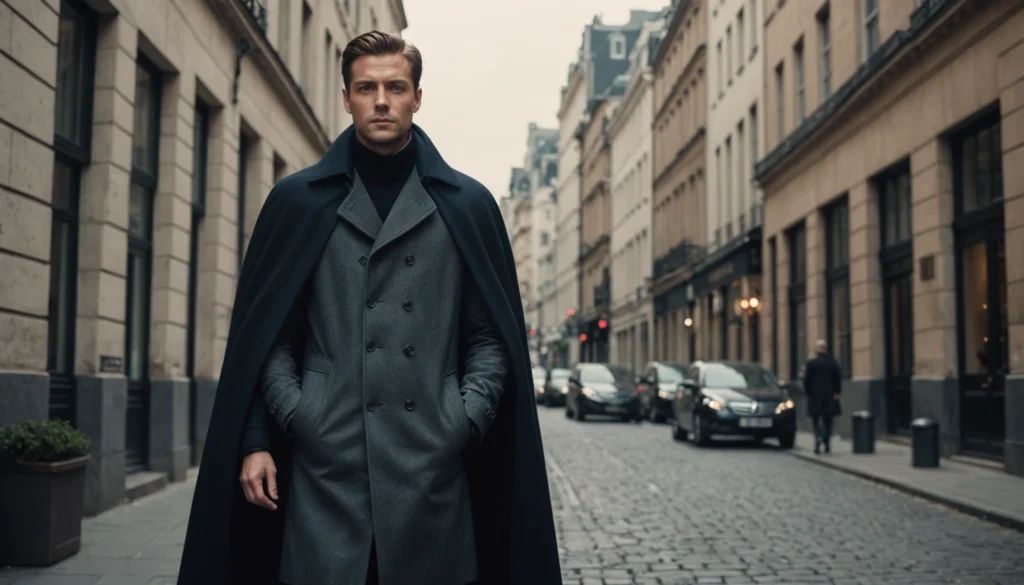 manteau cape pour homme